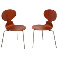 Pr. Early Series Arne Jacobsen Ant Chairs