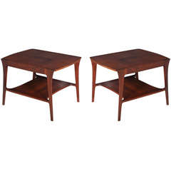 Pair Mid Century Paul Stuart End tables