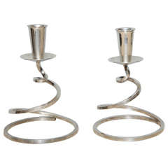 Pr. Fisher Mid Century Candlesticks