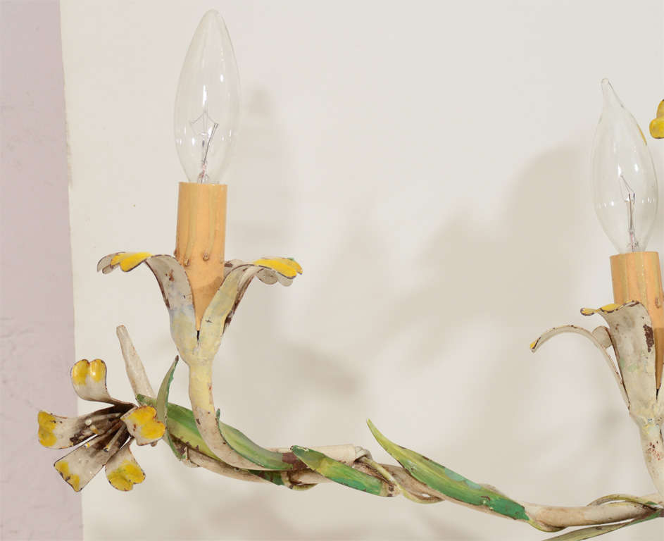 Italian Floral Wall Sconces