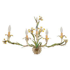 Italian Floral Wall Sconces
