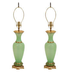 Pair of Murano Glass Lamps