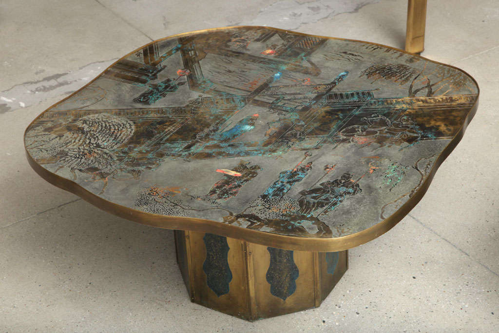 Mid-20th Century Rare Pair of Coffee Tables By Philip And Kelvin Laverne