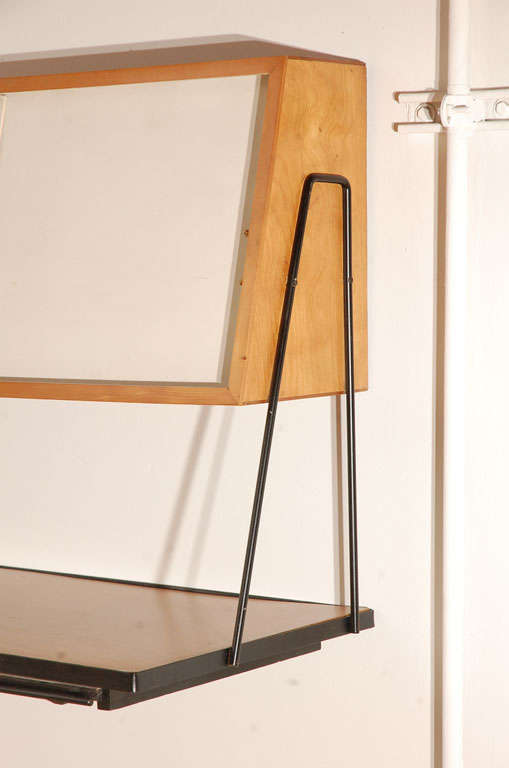 Arthur Umanoff Hanging Wall / Desk Unit for Elton at 1stDibs