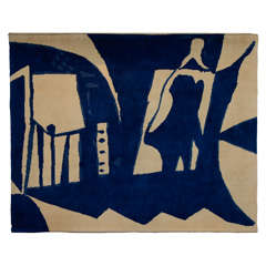 Picasso hand woven wool tapestry