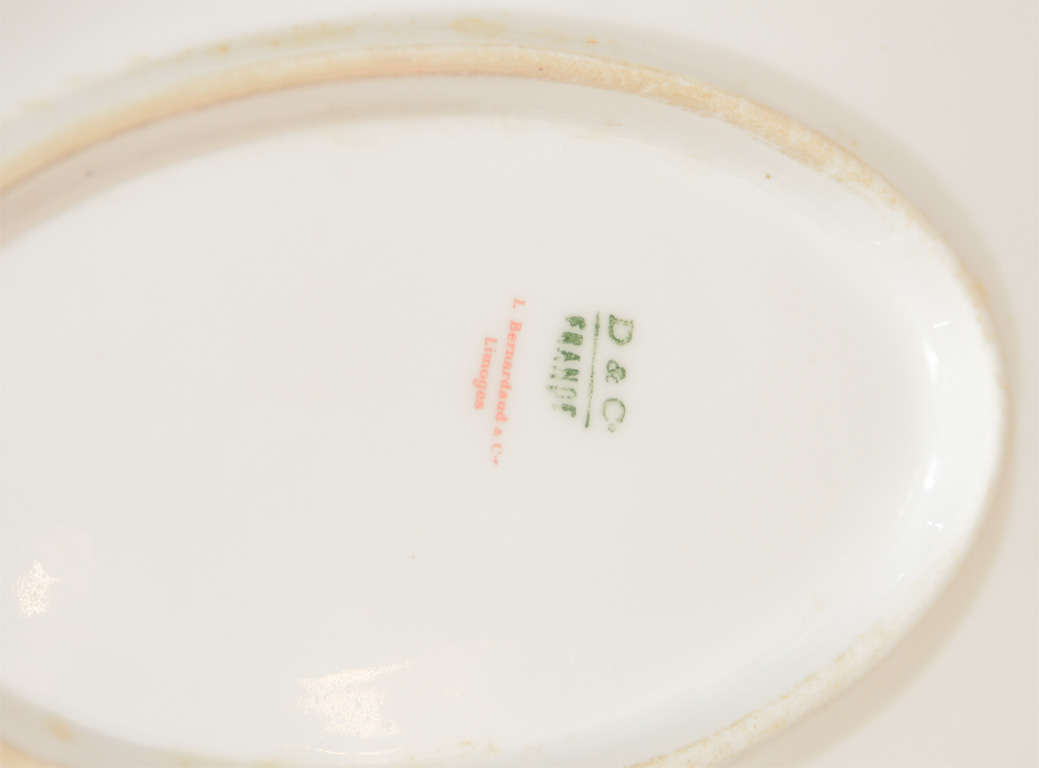 French Elegant Desert  Service by L. Bernardaud & Co