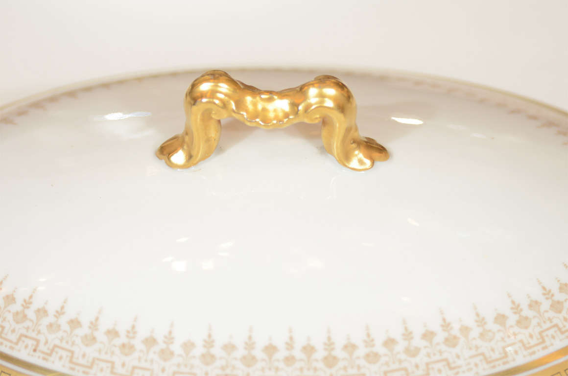 20th Century Elegant Desert  Service by L. Bernardaud & Co