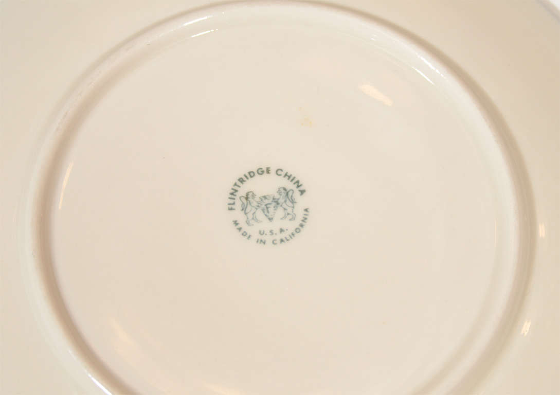 Art Deco Style China by Flintridge Service for 8 4