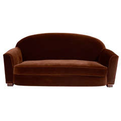 Fine Art Deco Sofa by Jules Leleu