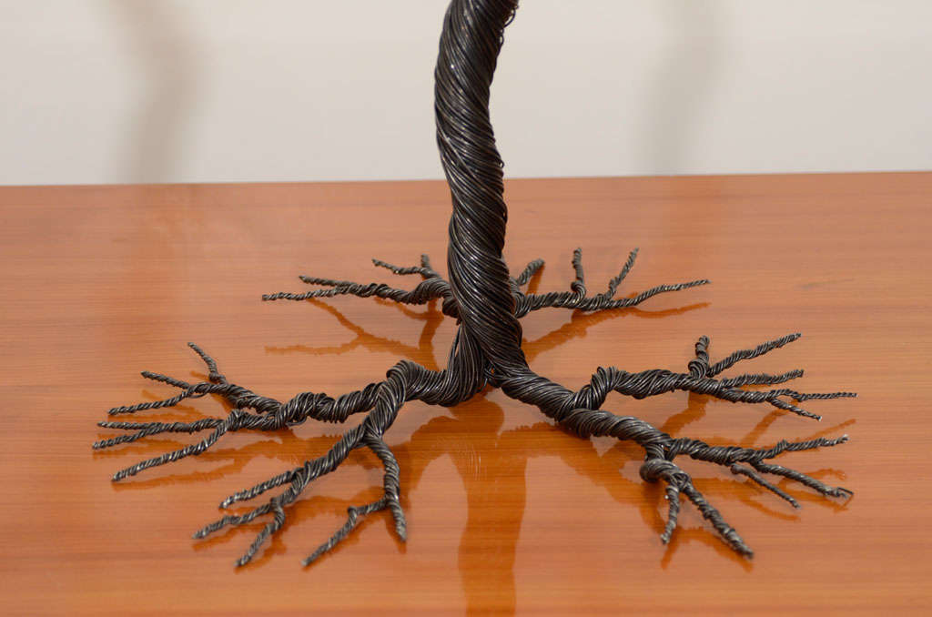 Chilean Contemporary Medium Wire Tree Sculpture by Pablo Avilla