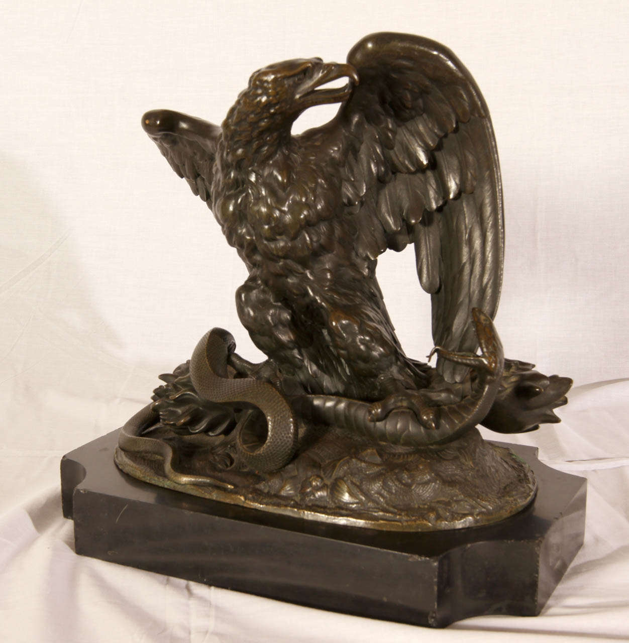 Folk Art 19th Century Bronze Sculpture For Sale