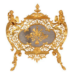 19th Century Fire Screen