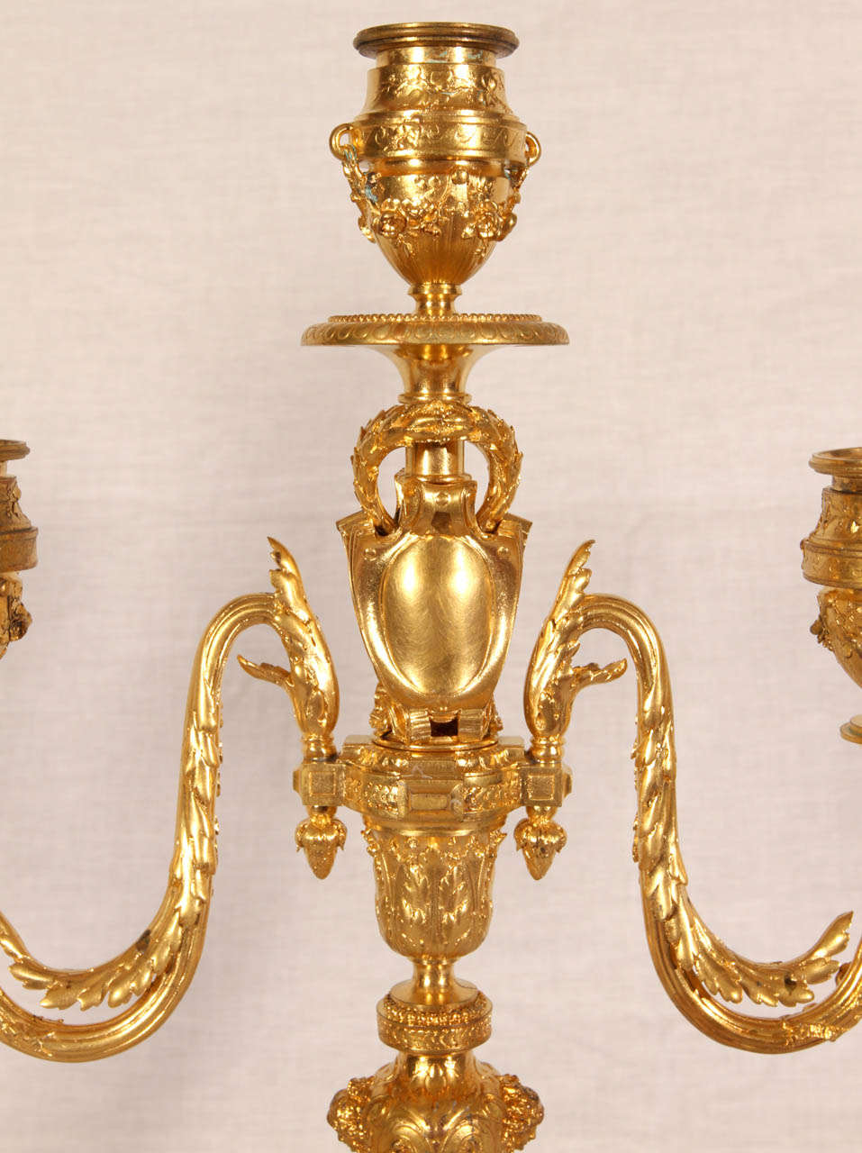 19th Century Pair of Napoleon III Period Candelabras For Sale