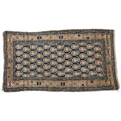 Antique Persian Boteh Rug or Carpet, Circa 1880