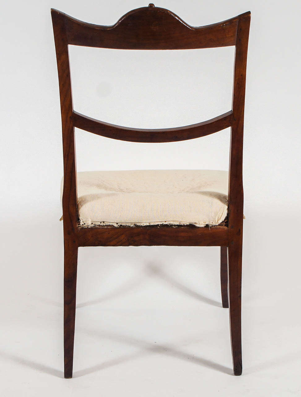 Rare Italian Suite of Six Chairs and Settee, c. 1810 3