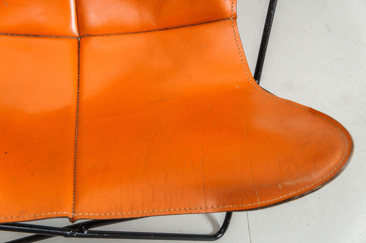 Mid-Century Hardoy Butterfly Chair in Leather 1