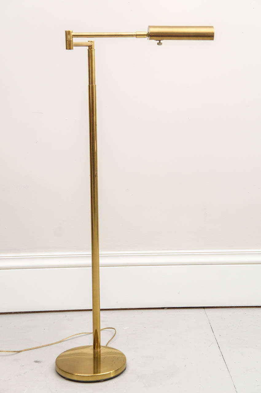American Pair Of Koch And Lowy Brass Floor Lamps
