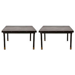 Pair of Jacques Quinet Coffee Tables