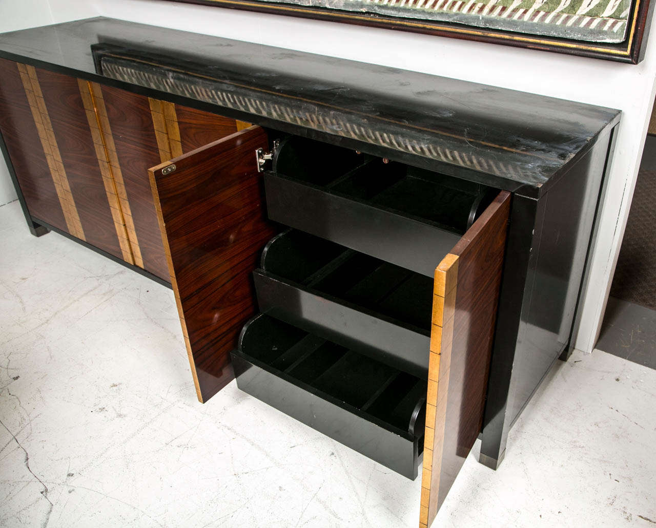 American Bolier Entertainment Cabinet For Sale