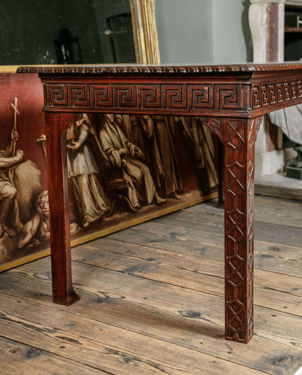 Irish Mid-18th Century Mahogany Side Table In Excellent Condition In London, GB