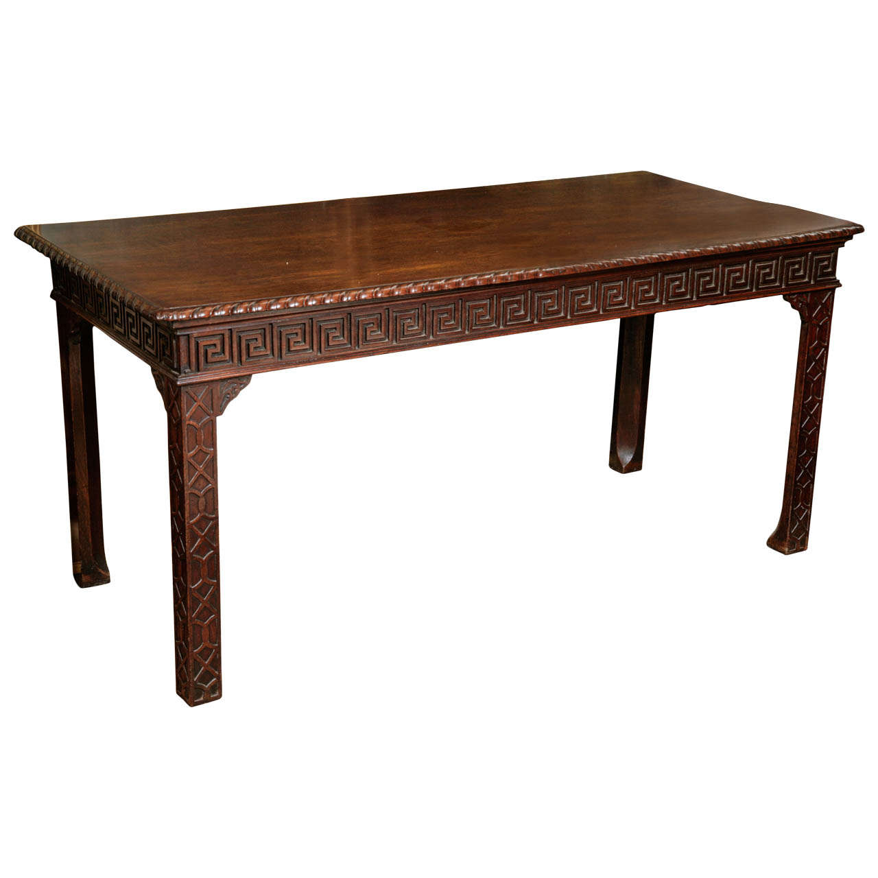 Irish Mid-18th Century Mahogany Side Table