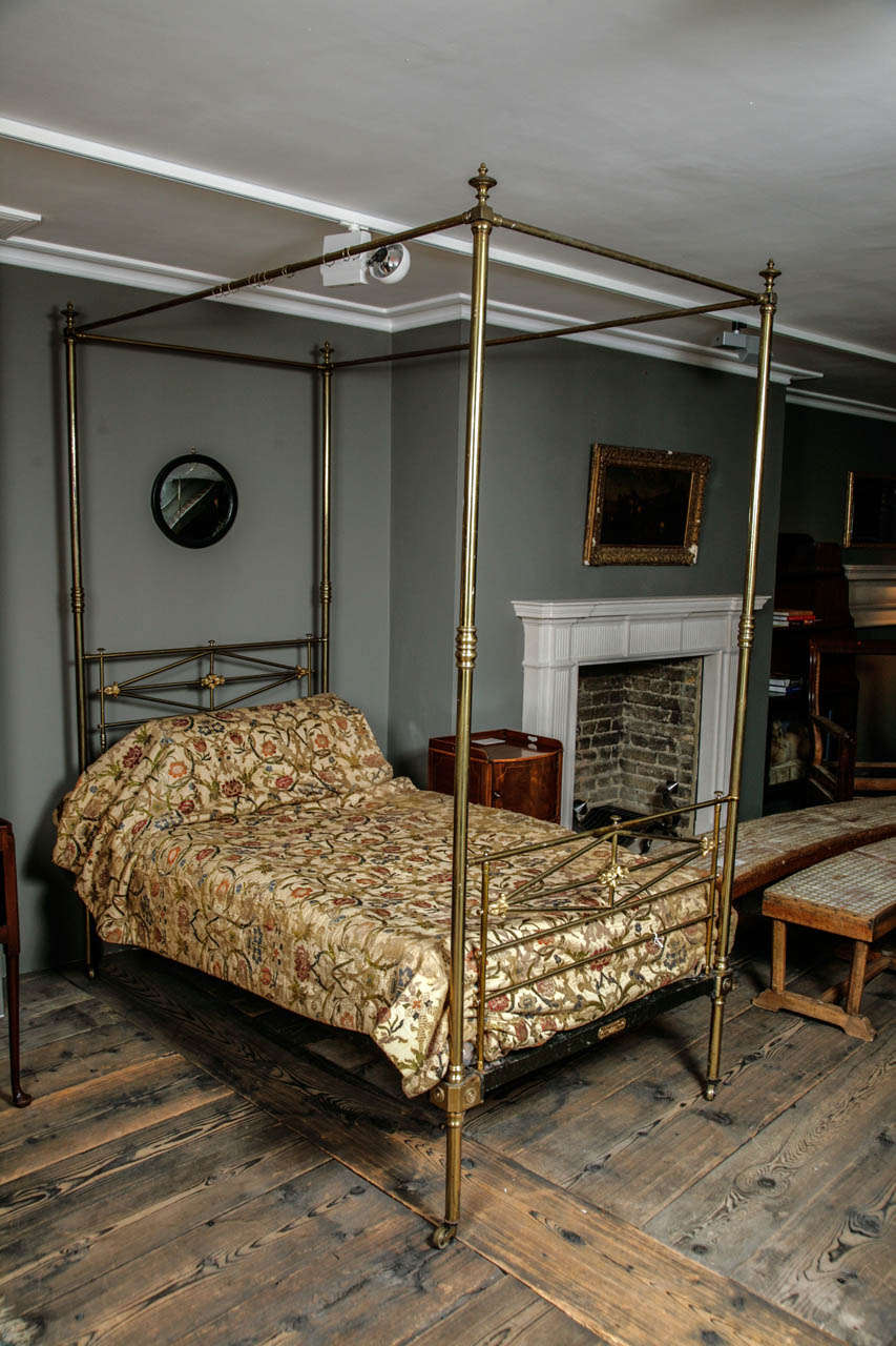 Pair of 19th Century Brass Beds
