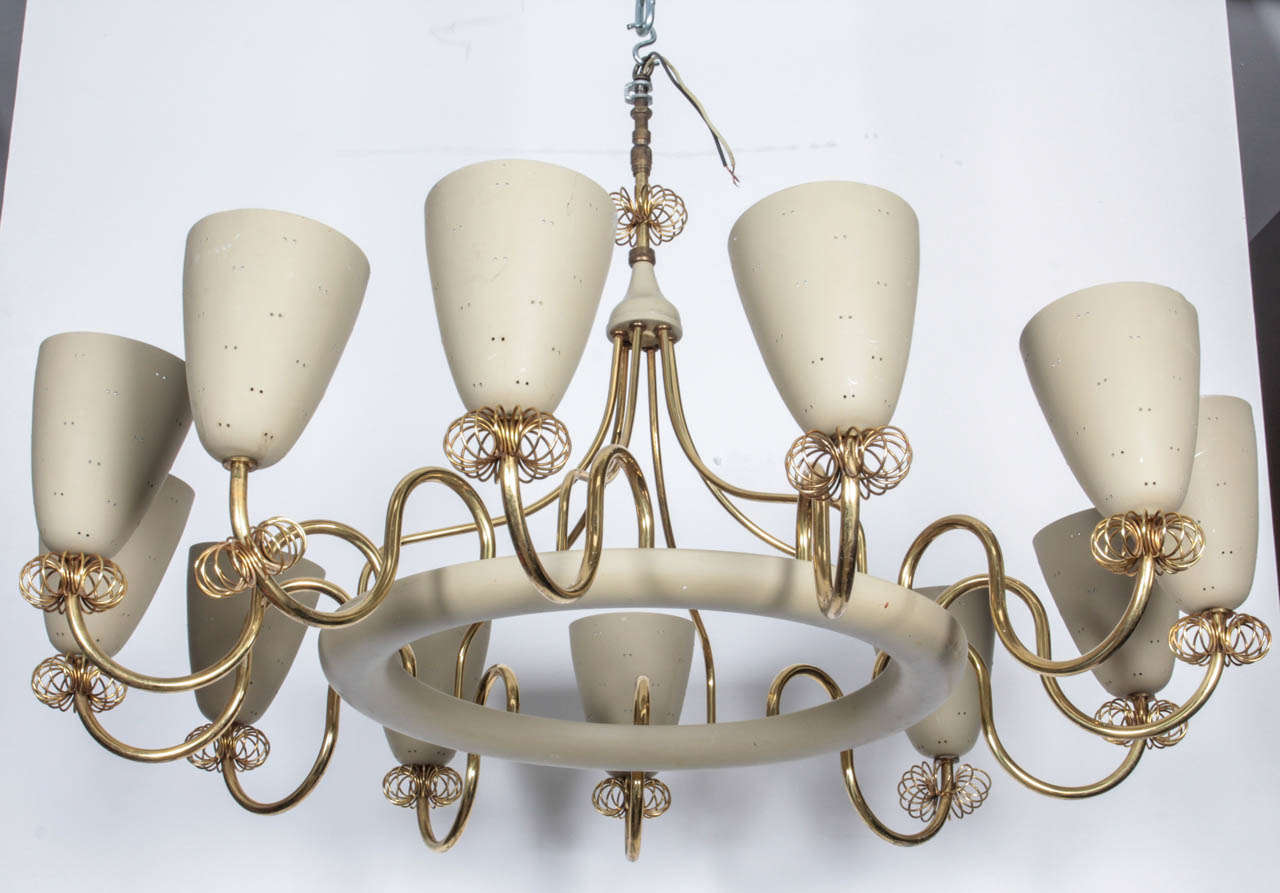 Mid-Century Modern Ballerina Chandelier by Lightolier