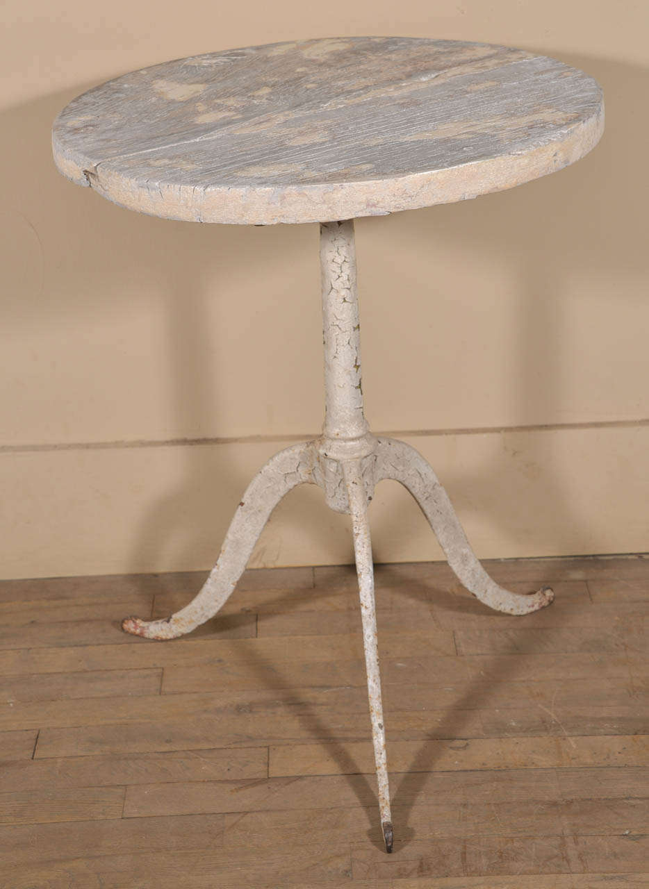 French 18th c. Painted Bistro Table