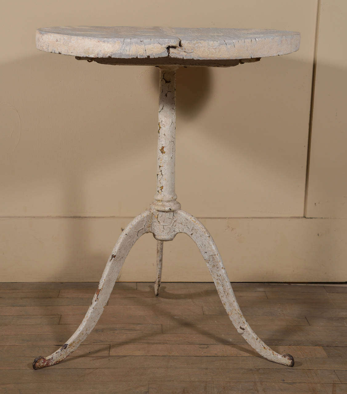 Wood 18th c. Painted Bistro Table