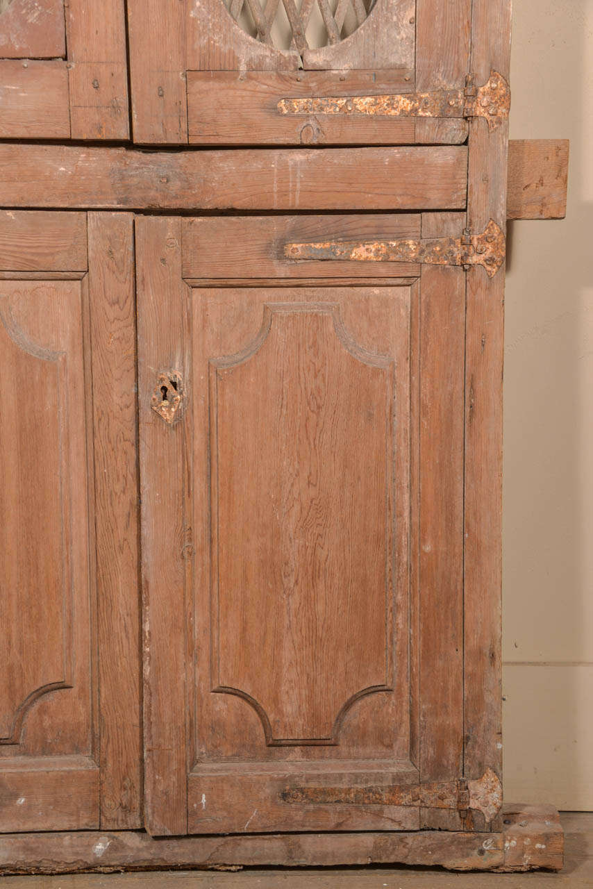 18th c. Italian Doors with Lattice Work Panels 2
