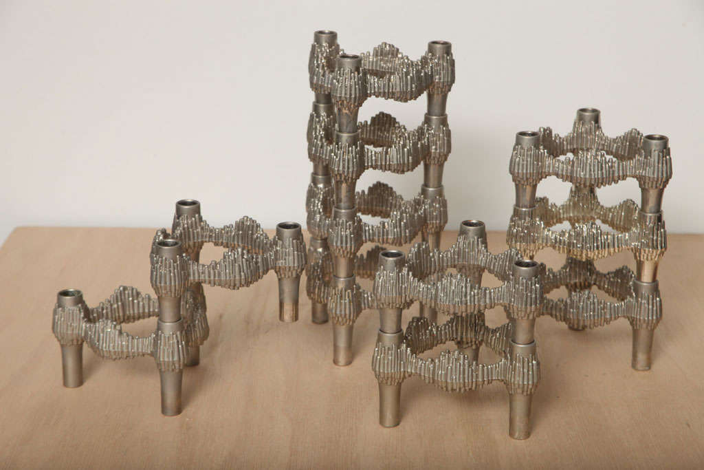Modular Candle Holders by Quist W. Germany (priced individually)