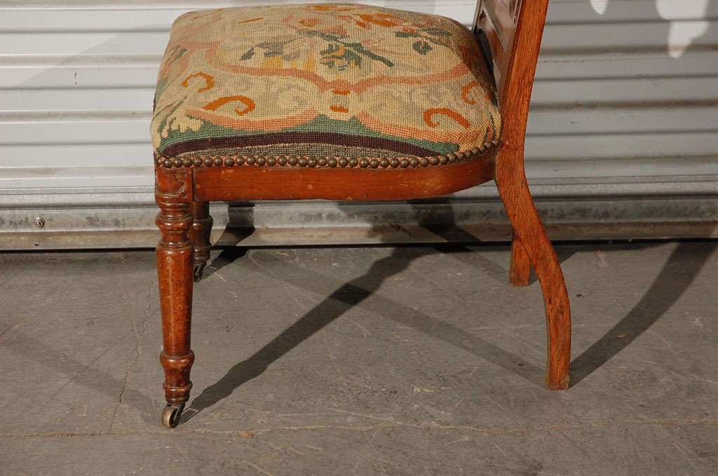 19th Century Gothic Style Hall Chair For Sale