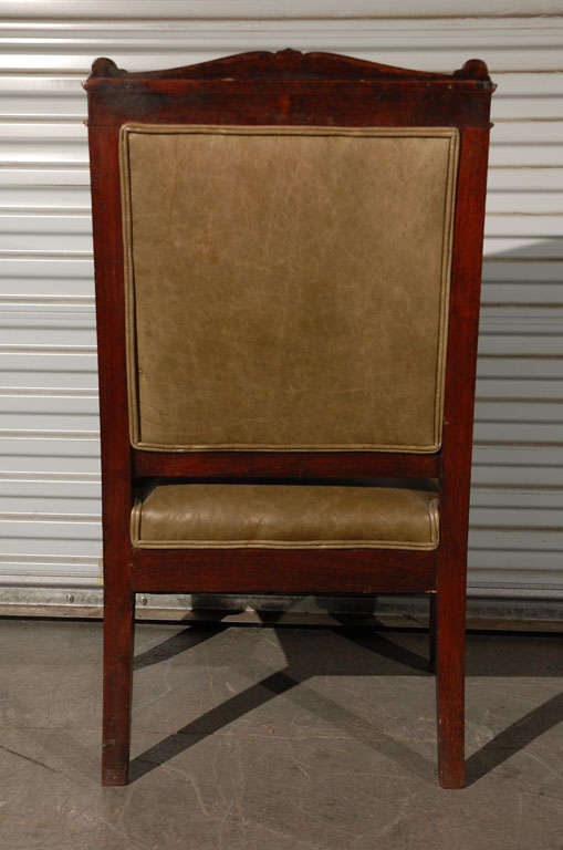 Charles X Neoclassical Armchair For Sale 4