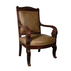 Charles X Neoclassical Armchair