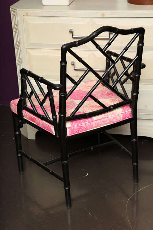 Ebonized Bamboo Chair 1