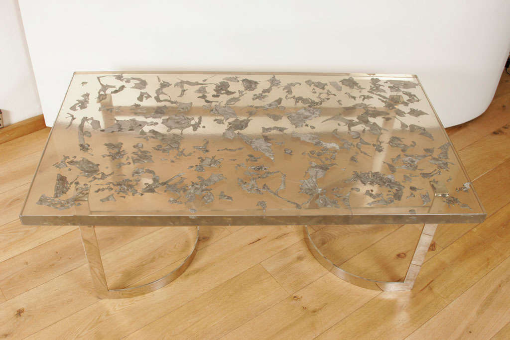 1970's Resin and Metal Coffee Table 5