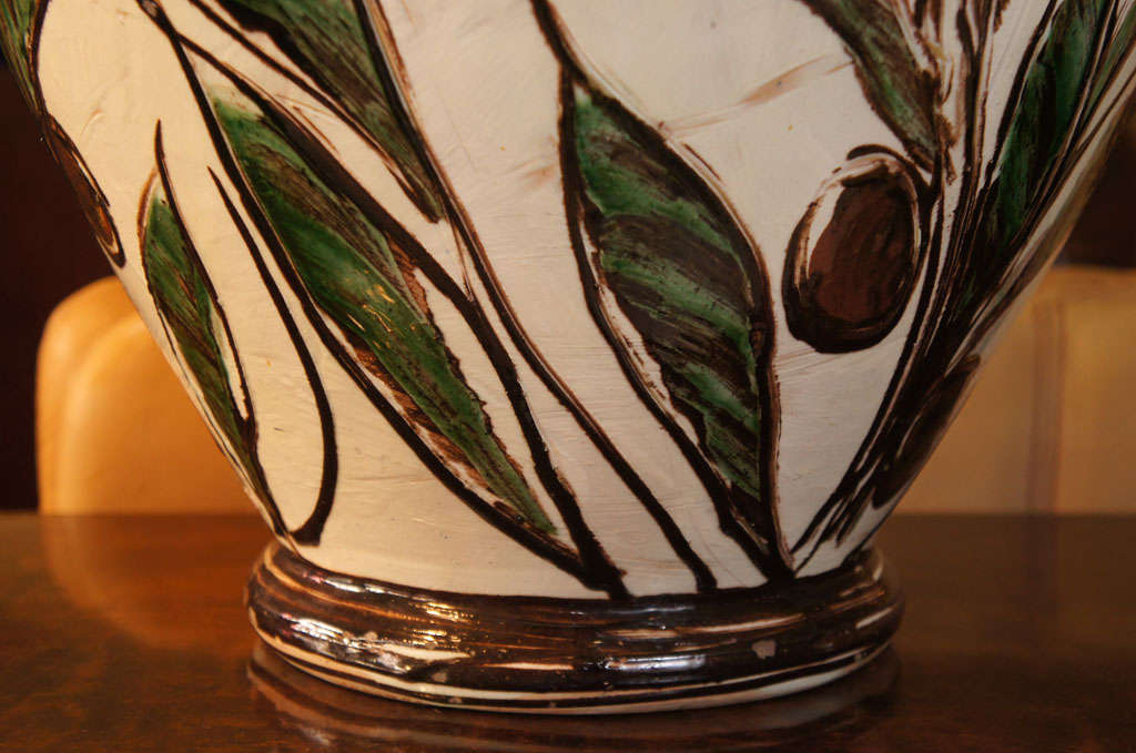 Danish Large Kahler Pottery Vase