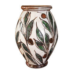 Large Kahler Pottery Vase