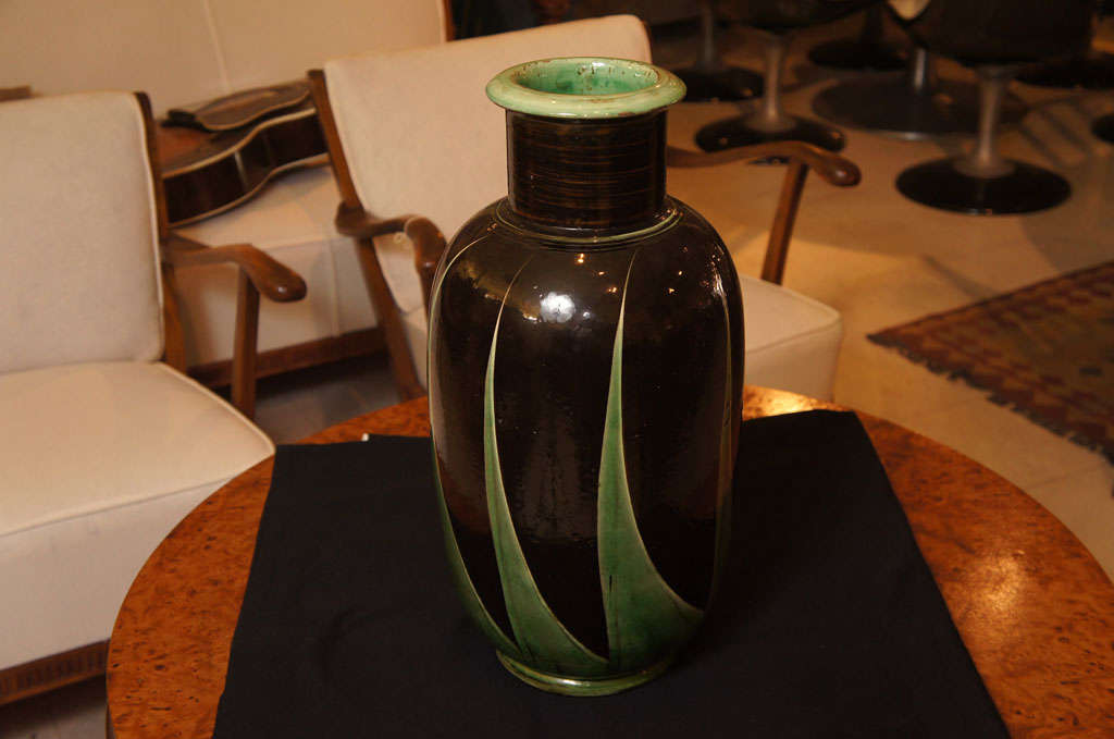 Danish Large Kaehler Potter Vase