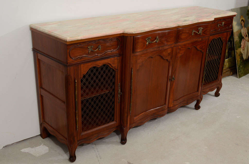 French Walnut Louis XV Buffet
