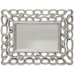 1970's Chain-linked Mirror