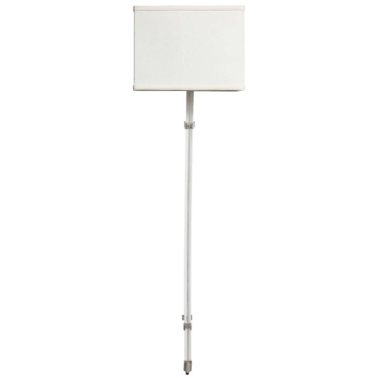Lucite Wall-Mount Lamp by Peter Hamburger