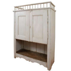 Antique French Jam Cupboard with Gallery
