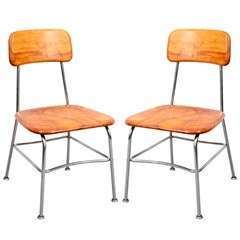 Pair of Mid Century Side Chairs by Heywood Wakefield