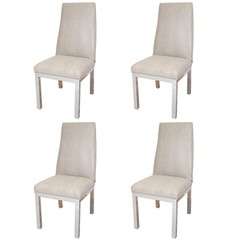 Set of Four Mid Century Dining Chairs by Milo Baughman