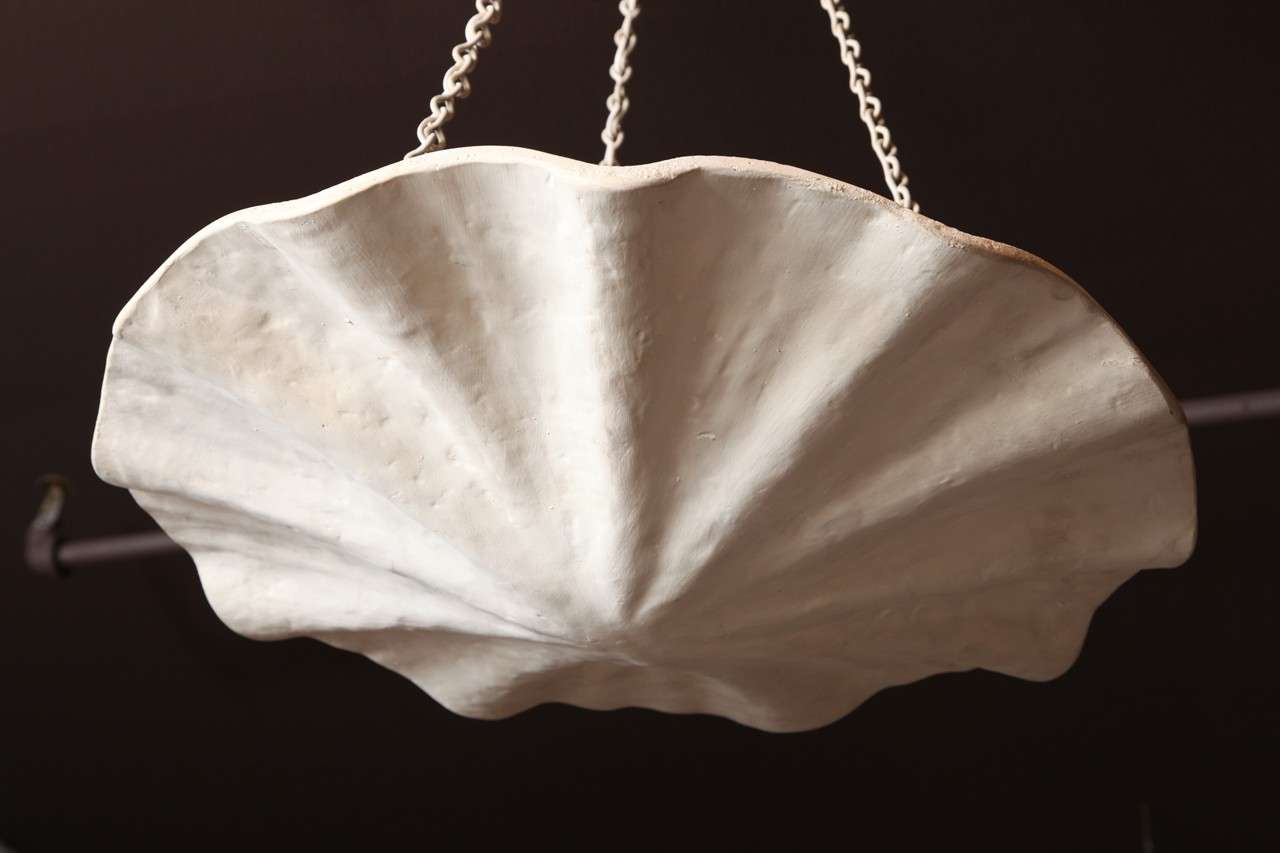 A Frances Elkins Plaster Plafonnier In Good Condition In New York, NY
