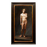 Harald -- A Standing Male Nude Posed as Michelangelo's 'David'