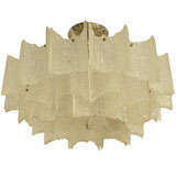 Textured Ice Sheet Chandelier