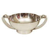 Silver-Plate Christofle Bowl with Side Handles