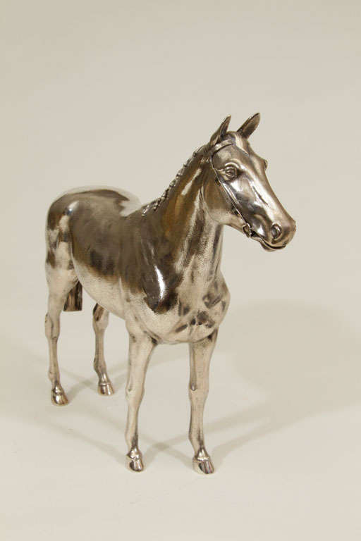 Sterling Silver Model of  a Horse 3